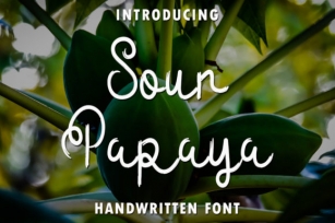 Sour Papaya Font Download