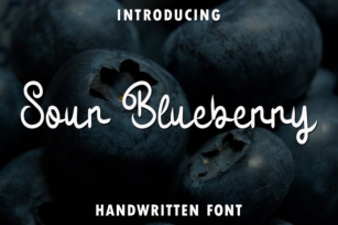 Sour Blueberry Font Download