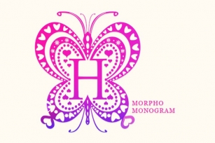 Morpho Monogram Font Download