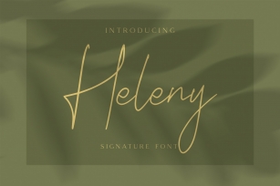 Heleny - Signature Script Font Font Download