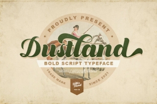 Dustland - Bold Script Typeface Font Download
