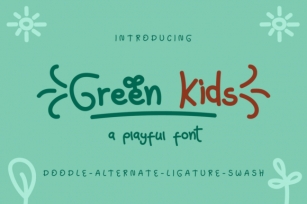 Green Kids Font Download