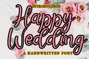 Happy Wedding Font Download