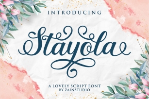 Stayola Font Download