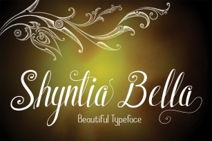 Shyntia Bella Font Download