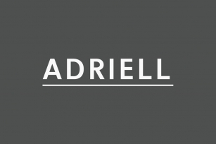 Adriell Sans Serif Font Family Font Download