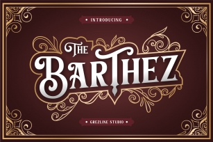 Barthez - Victorian Serif Font ( + Bonus ) Font Download