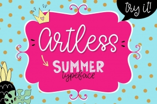 Artless Typeface - Summer Font Font Download