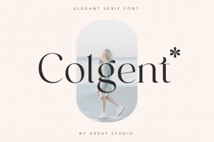 Colgent | Modern Serif Typeface Font Download