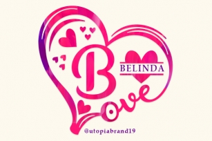 Belinda Monogram Font Download