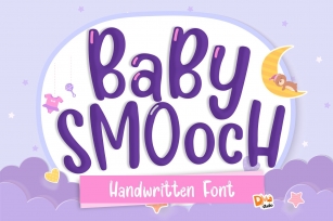 Baby Smooch - Handwritten Display Font Font Download