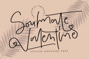Soulmate Valentine Font Download