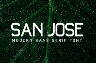 SAN JOSE Modern Sans Serif Font Download