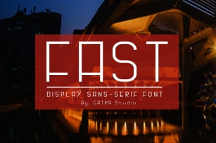 FAST Display Sans Serif Font Font Download