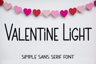 Valentine Light Font Download