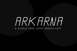 Arkarna Simple Sans Serif Font Download