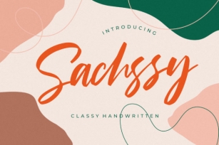 Sachssy Font Download