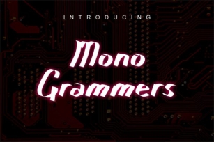 Mono Grammers Font Download