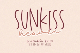 Sunkiss Heaven Font Download