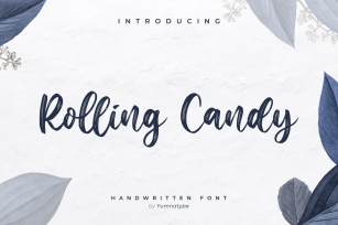 Rolling Candy-Beautiful Handwritten Font Font Download
