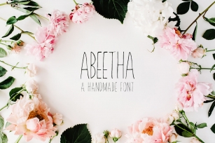 Abeetha Handmade Font Font Download