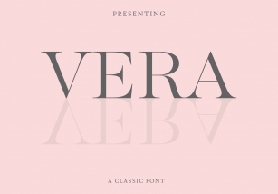 Vera Font-An Classic Elegant Font Font Download