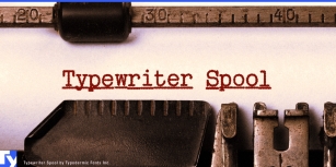 Typewriter Spool Font Download