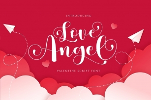 Love Angel | Valentine Script Font Download