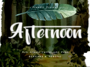 Afternoon Font Download