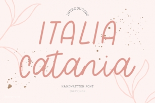 Italia Catania Font Download