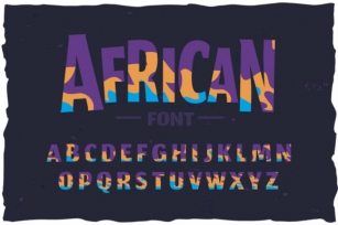 African Font Download
