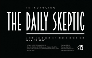 The Daily Skeptic Font Download