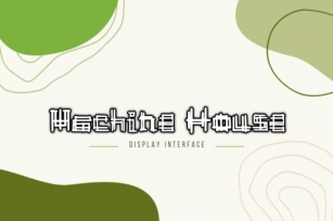 Machine House Font Download