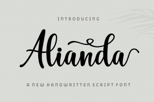 Alianda Script Font Download
