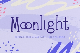 Moonlight | Handwritten Slab Serif Font Font Download