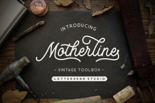 Motherline Vintage Toolbox Font Download
