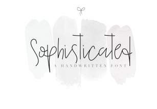 Sophisticated Outfit - A Chic Handwritten Font Font Download