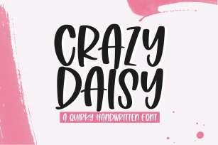 Crazy Daisy - A Quirky Handwritten Font Font Download