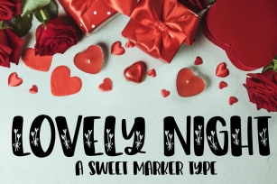 Lovely Night - A Sweet Marker Type Font Download