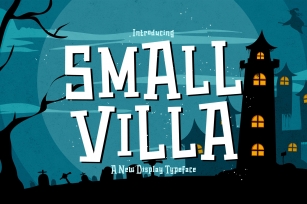 Small Villa - A New Display Typeface Font Download