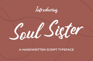 Soul Sister - A Handwritten Script Typeface Font Download