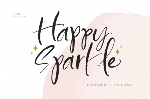 Happy Sparkle - Handwritten Font Font Download
