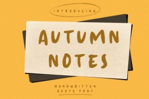 Autumn Love Font Download