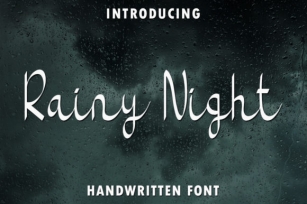 Rainy Night Font Download