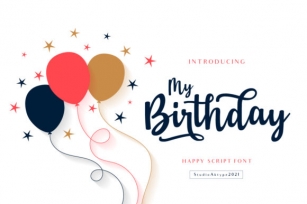 My Birthday Font Download