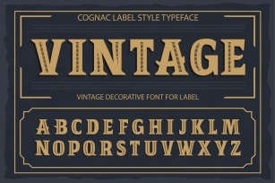 Vintage OTF and vector font Font Download