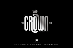 Silver Crown Font Download