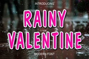 Rainy Valentine Font Download