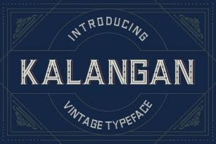 Kalangan - Vintage Typeface Font Download