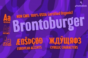 Brontoburger Font Download